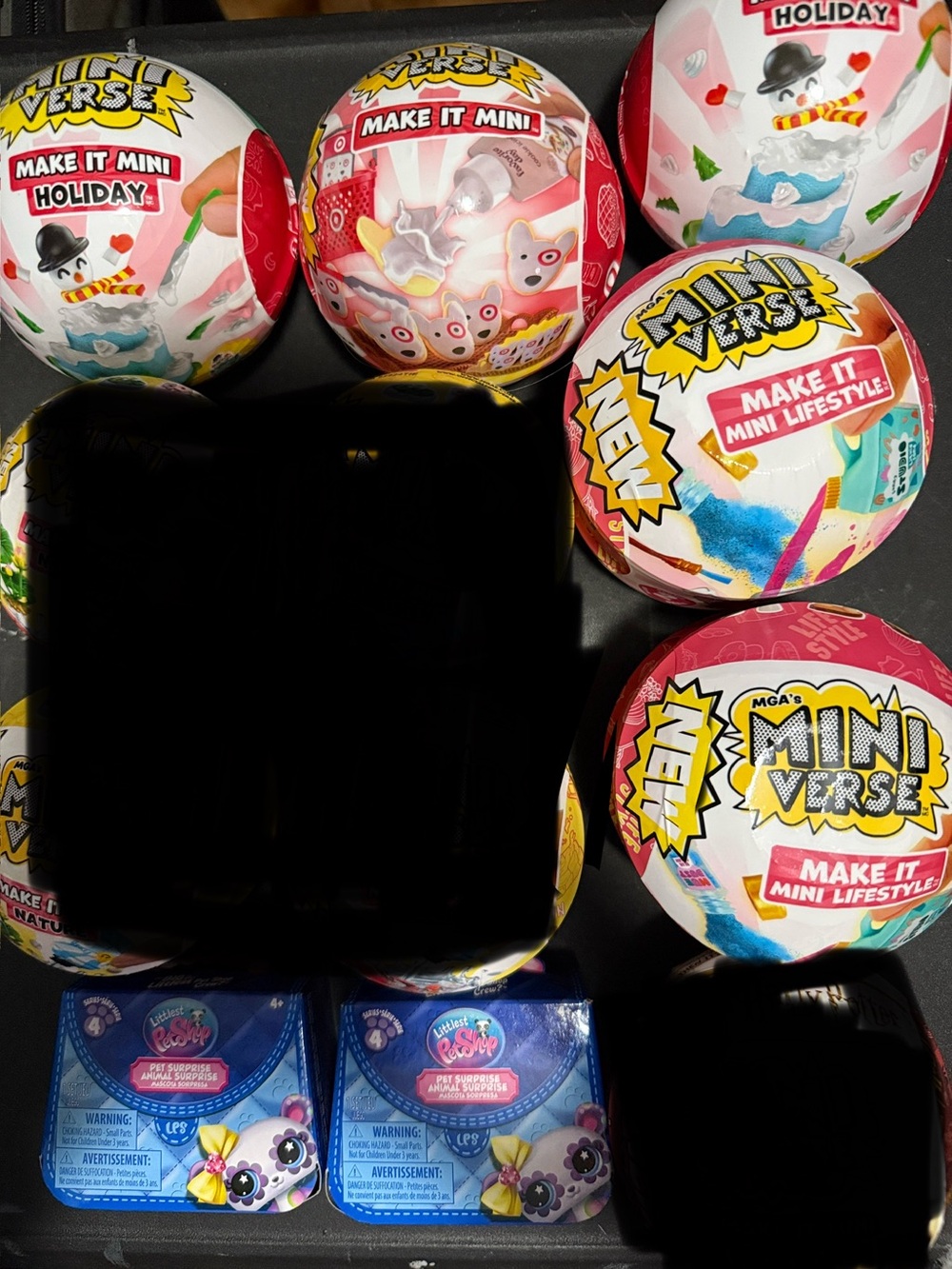 MGA Mini Verse Make It Mini Surprise Balls - Pink/White/Yellow